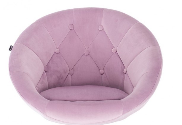 fotele kolor pudrowy roz